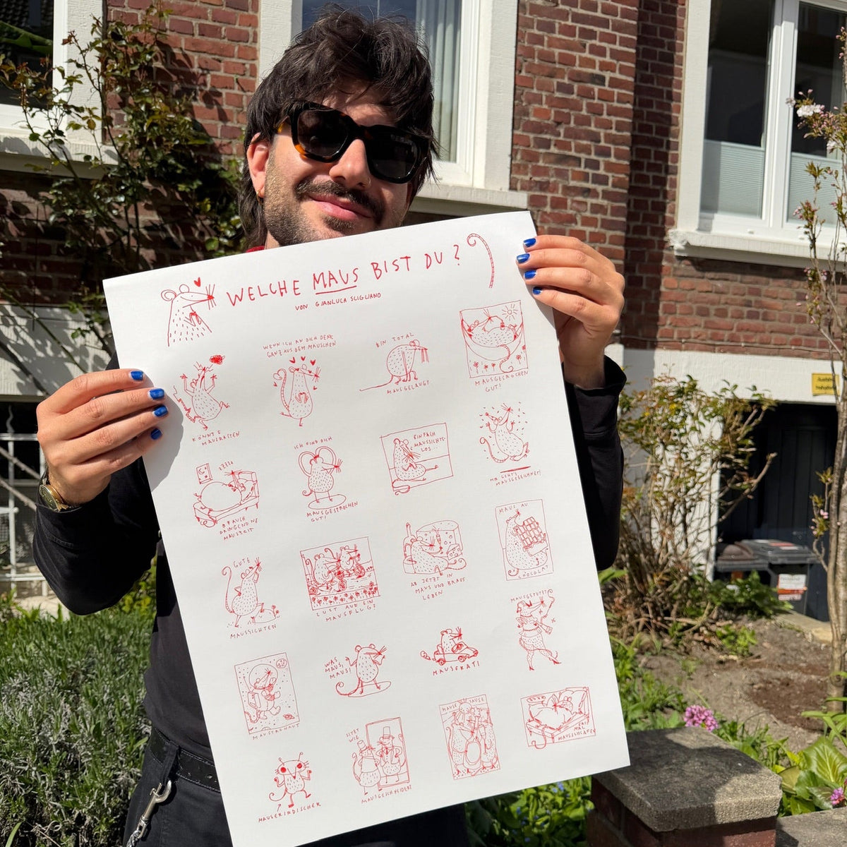 Maus Plakat von myobscurevisions und Gianluca Scigliano