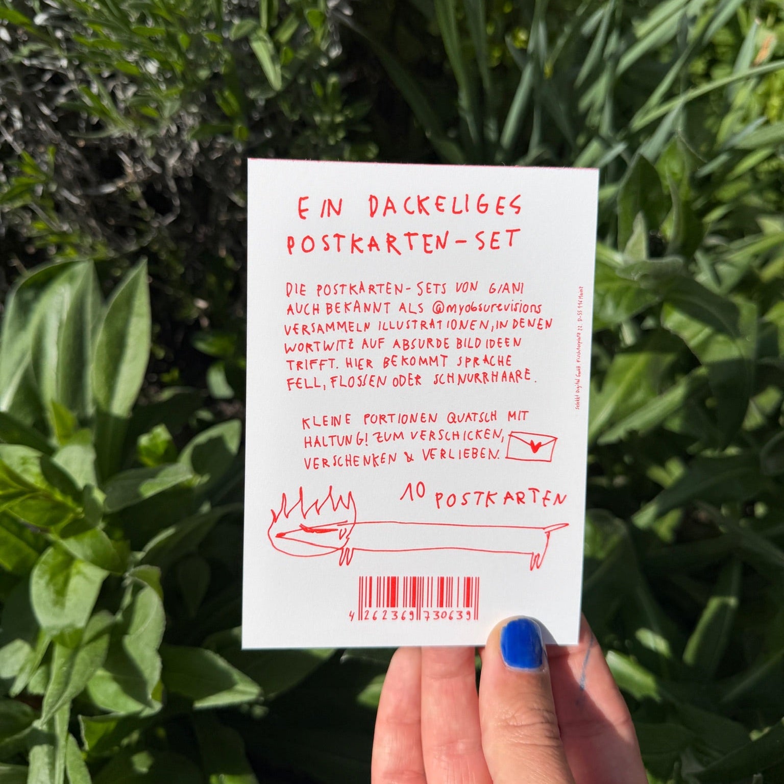 Dackel Postkarten von myobscurevisions und Gianluca Scigliano