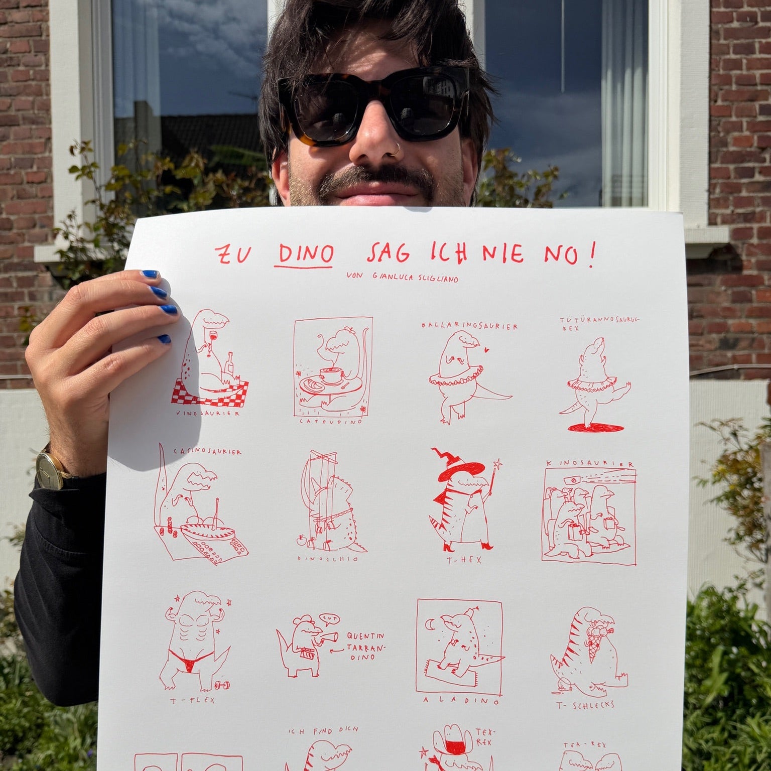 Dino Plakat von myobscurevisions und Gianluca Scigliano