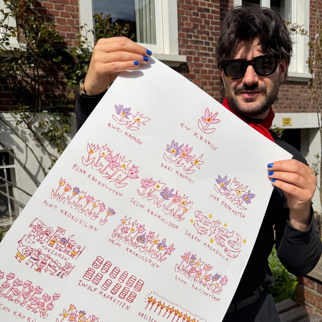 Krokus Plakat von myobscurevisions und Gianluca Scigliano