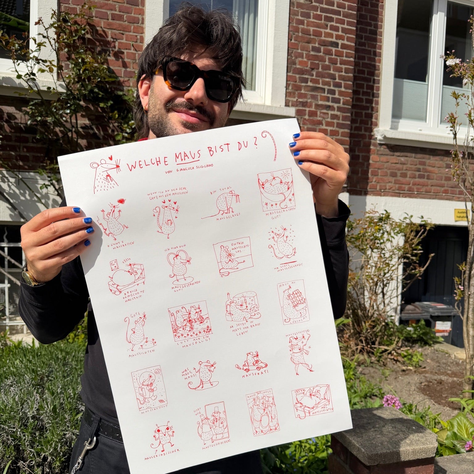 Maus Plakat von myobscurevisions und Gianluca Scigliano