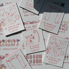 Postkarten-Sets von myobscurevisions und Gianluca Scigliano