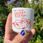 Schnurrzmiezegal Tasse von Gianluca Scigliano