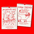 Katz & Maus Kalender-Set von Gianluca Scigliano