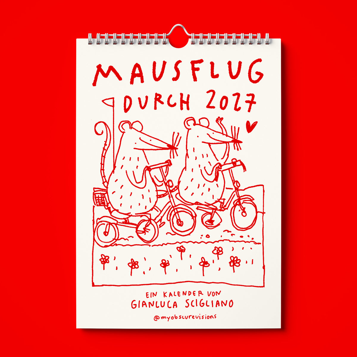 Mausflug durch 2027 Kalender von Gianluca Scigliano