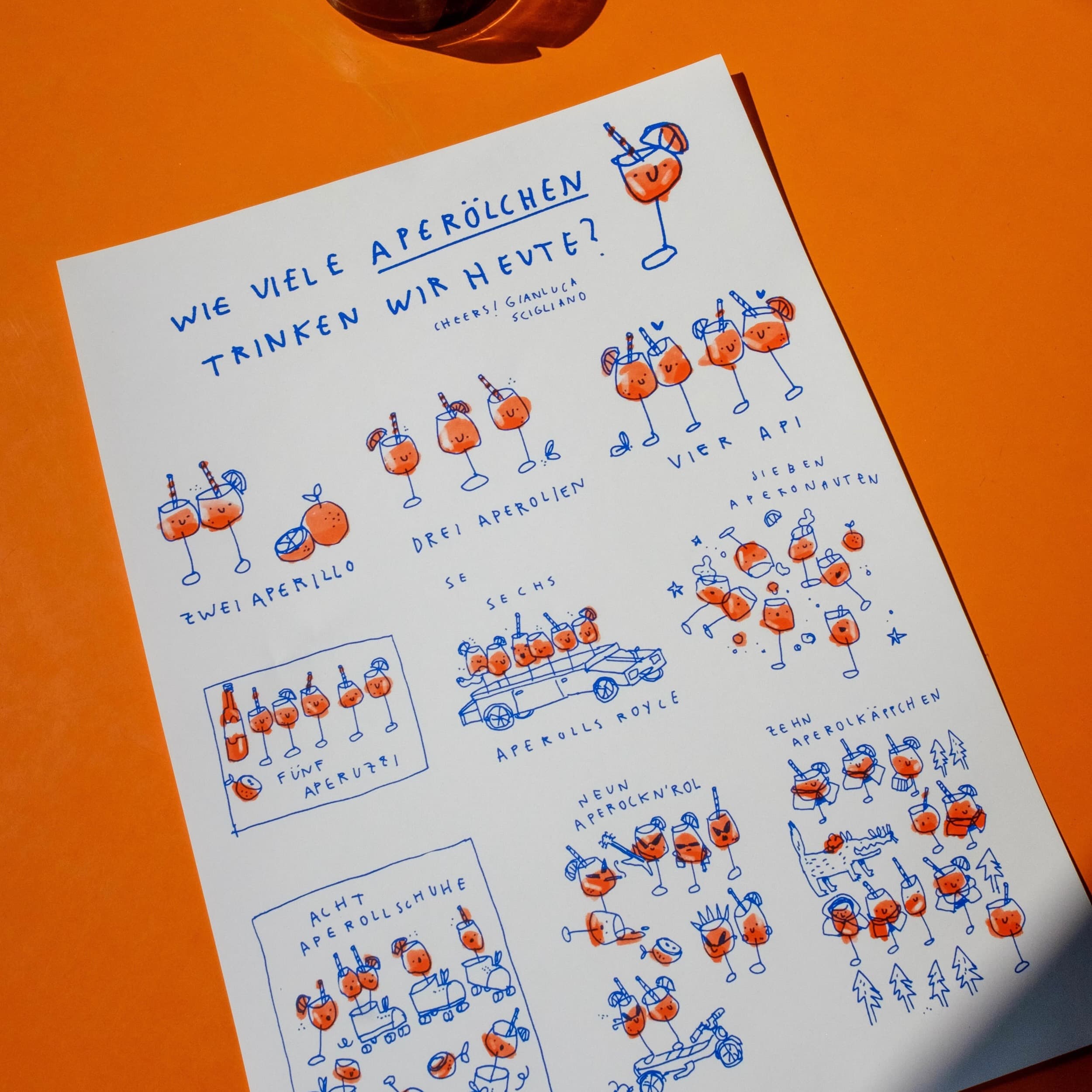 Wie viele Aperölchen trinken wir heute von Gianluca Scigliano