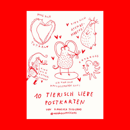 Tierisch liebe Postkarten von myobscurevisions und Gianluca Scigliano