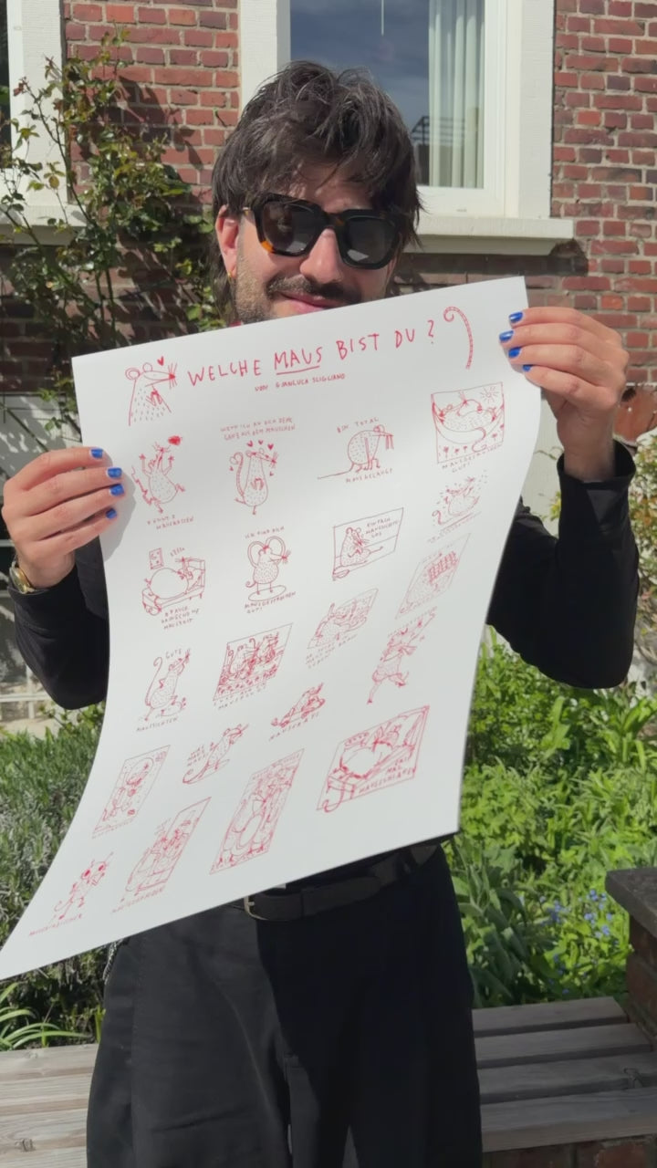 "Welche Maus bist du?" Maus Plakat von myobscurevisions und Gianluca Scigliano