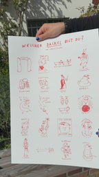 "Welcher Dackel bist du?" Dackel Plakat von myobscurevisions und Gianluca Scigliano